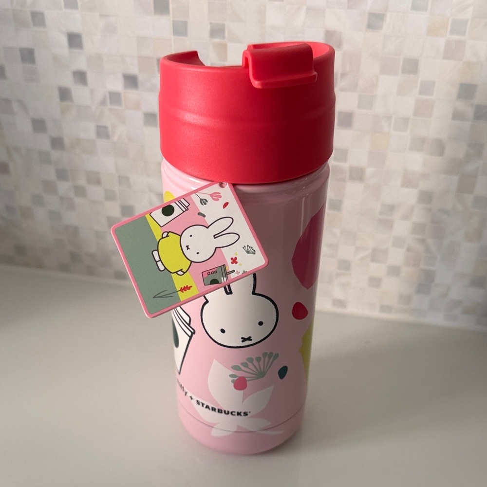 NWT Starbucks + Miffy 18 oz Stainless Steal Tumbler 🌷